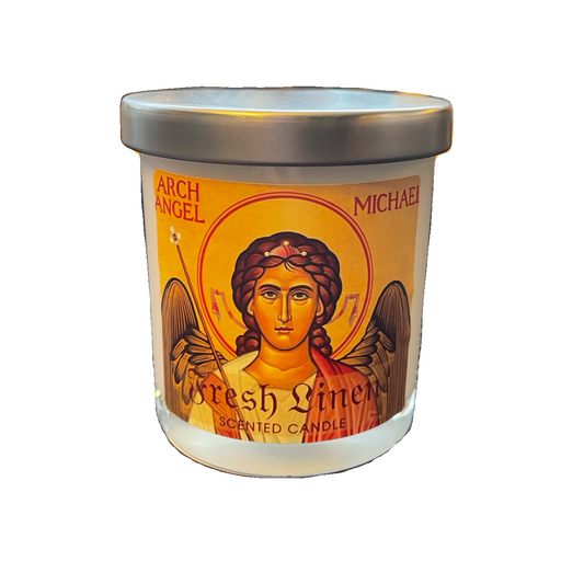 Fresh Linen Candle - Archangel Micheal - 6 Left