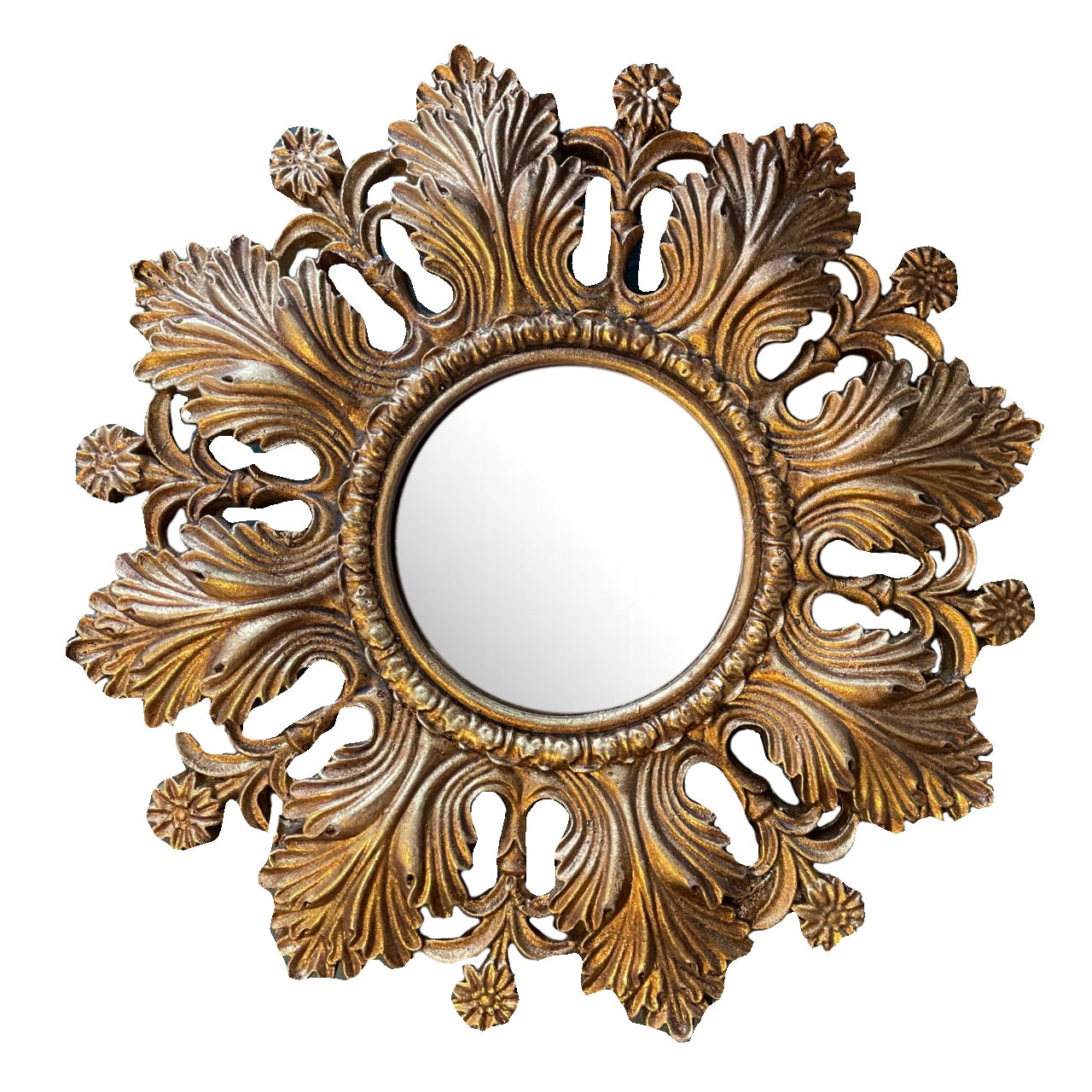 Gold Framed Mirrors - Style 5 - 3 Left