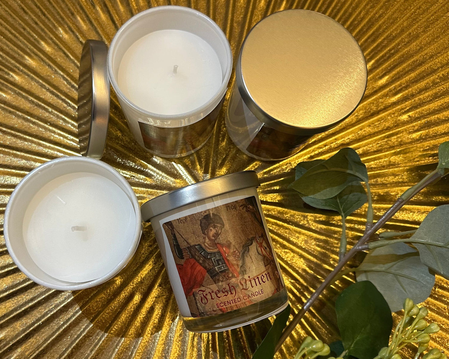 Fresh Linen Candle - St George - 17 Left